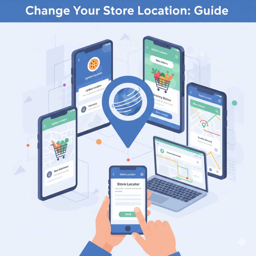How to Change Your Location on Shopping and Delivery Apps: A Complete Guide