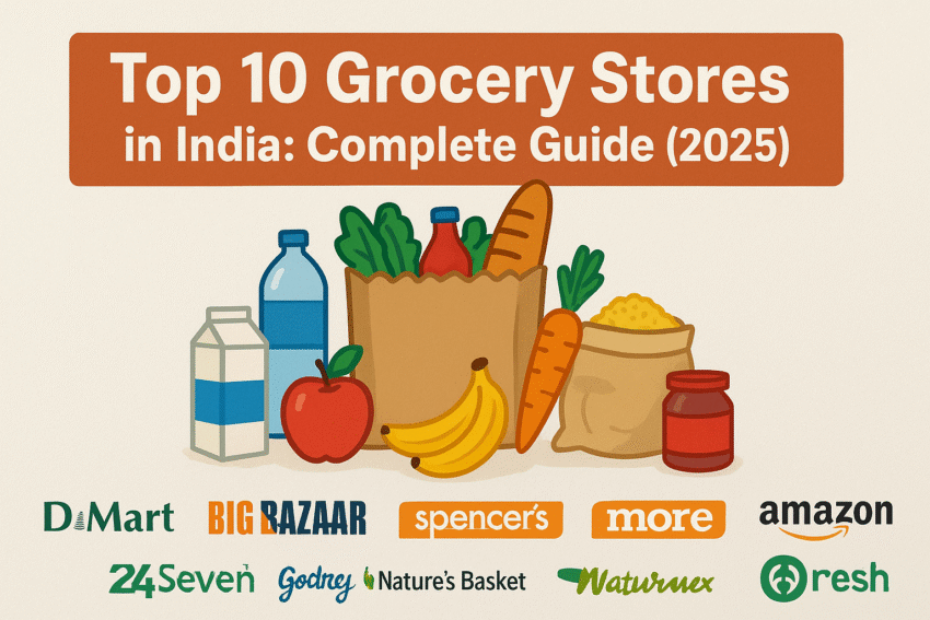 Top 10 Grocery Stores in India: Complete Guide (2025)